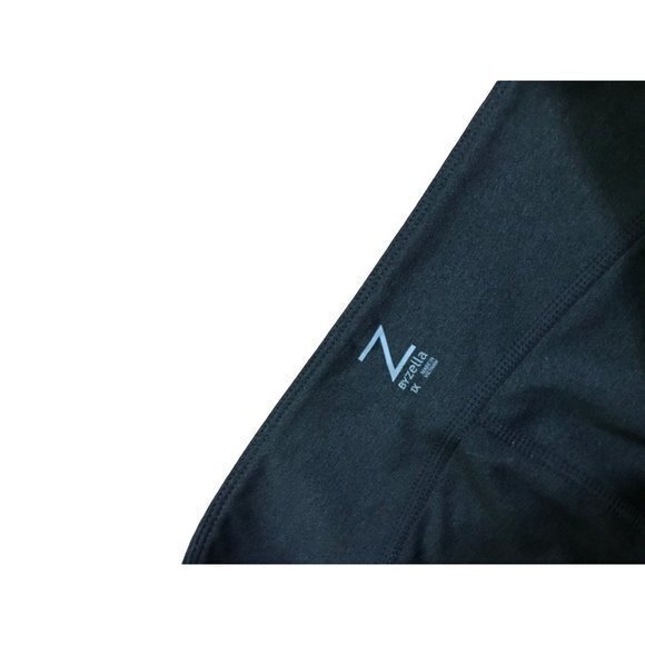 Z by Zella Women Plus Size 1x Grey W/ Black Workout Leggings - Picture 4 of 5